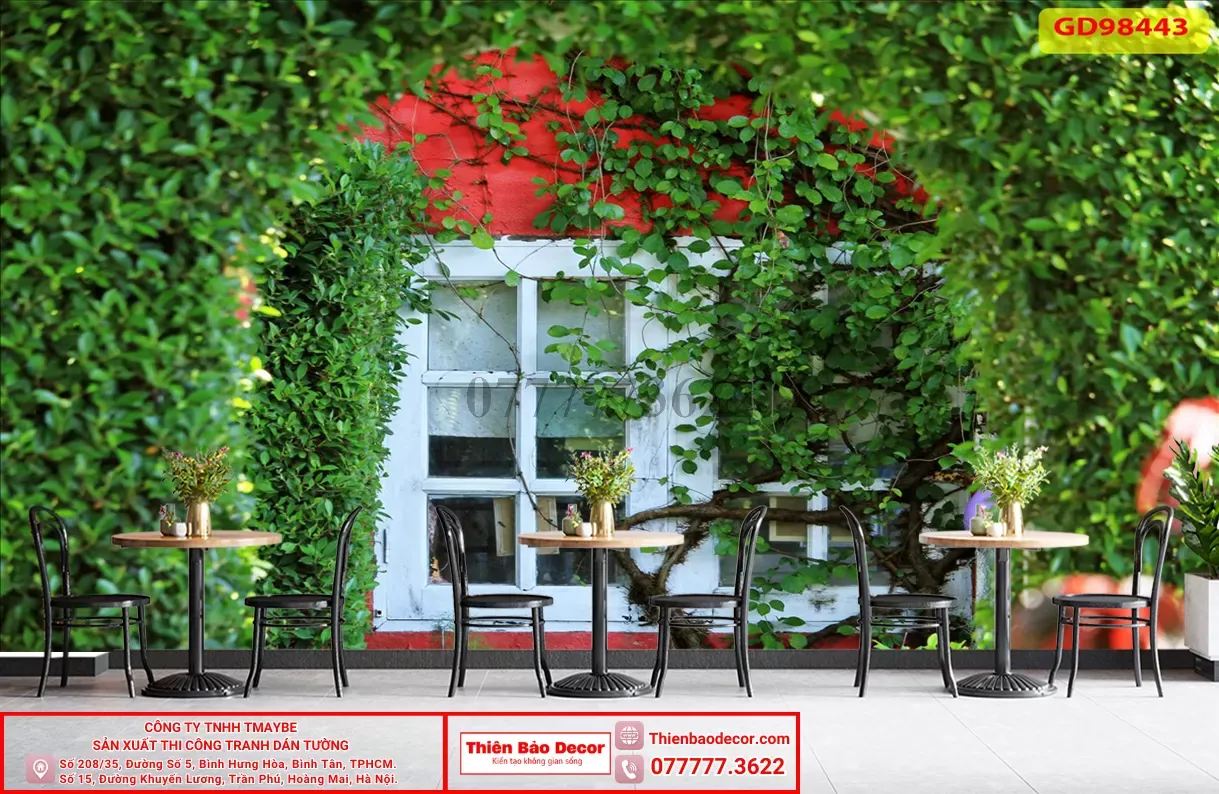 Tranh dán tường quán cafe : 5 bí quyết chọn tranh dán tường cafe để thu hút khách hàng