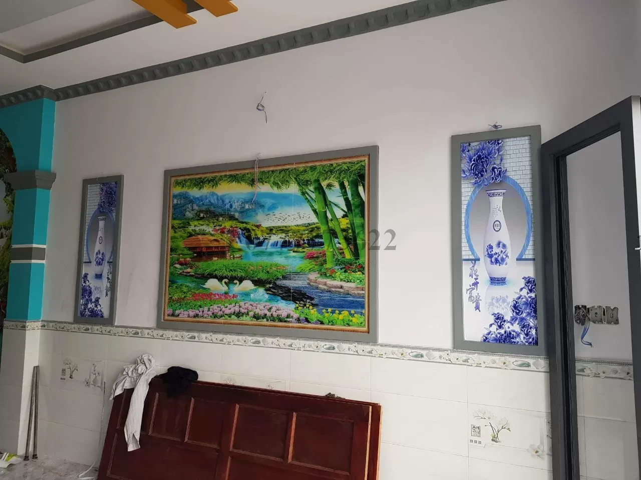 Tranh dán tường: Thổi hồn cho không gian