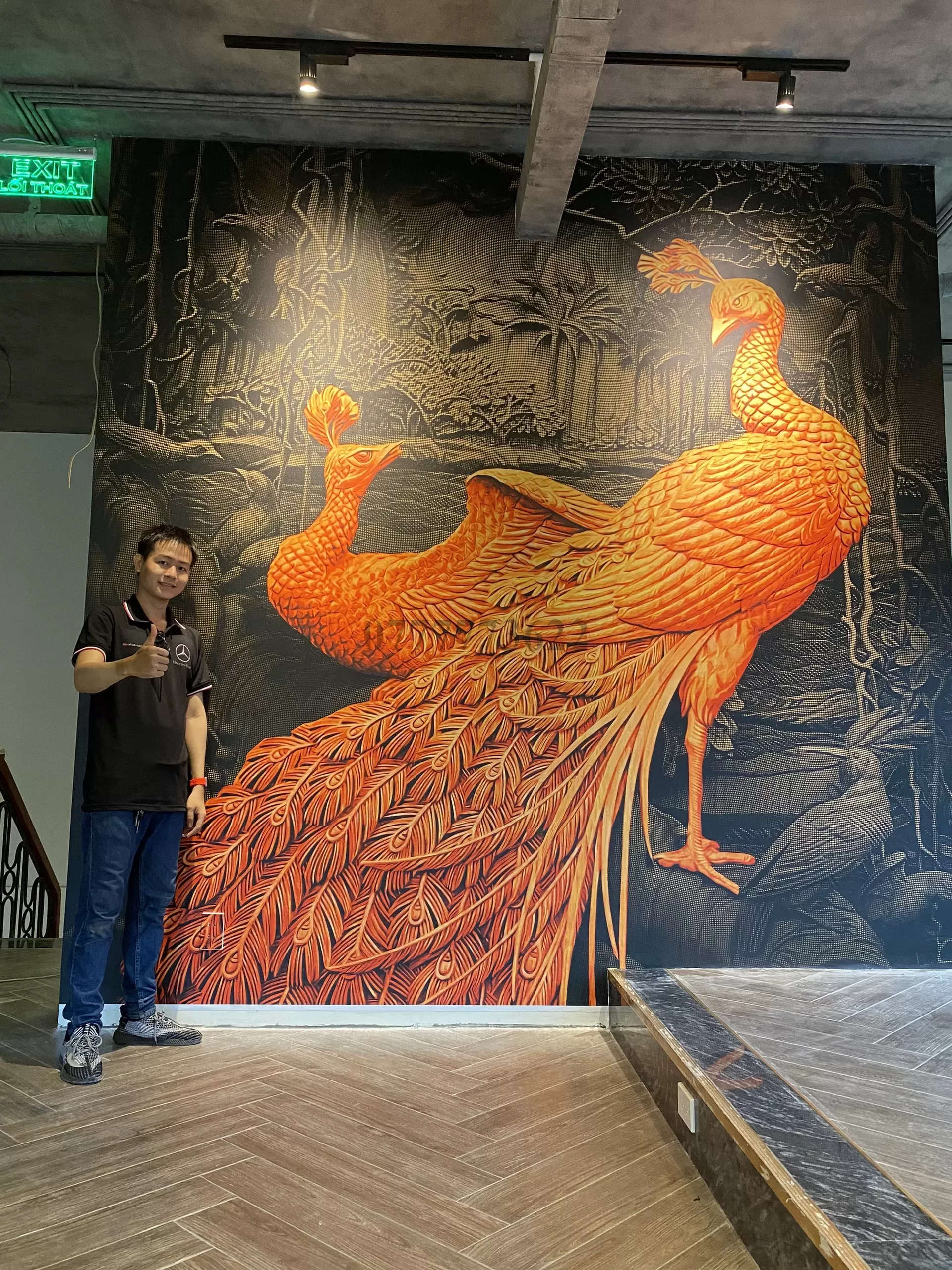 Tranh dán tường: Thổi hồn cho không gian