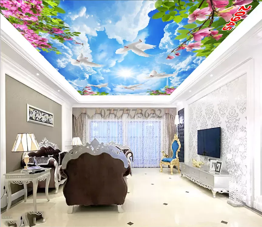 Tranh dán tường Trần 3D BE147 - BeHouse Deco - Tổng kho Phân ...