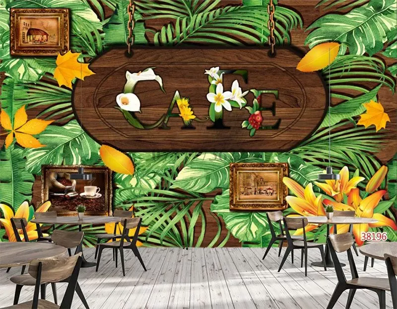 Mẫu Tranh 3D Quán Trà Sữa, Cafe - 38196